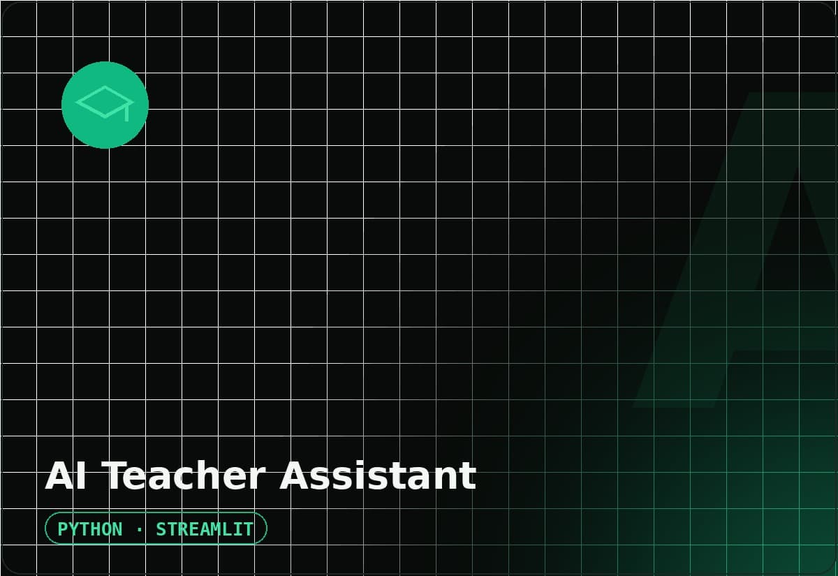 AI Teacher Assistant preview