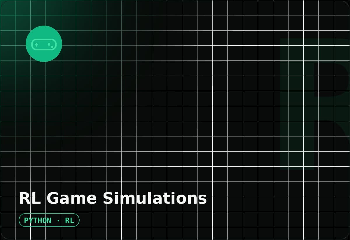 Reinforcement Learning Game Simulations preview
