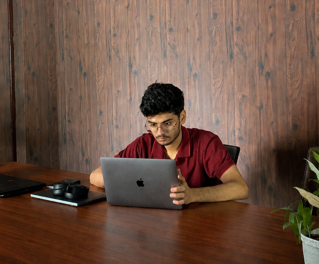 Hashim at work